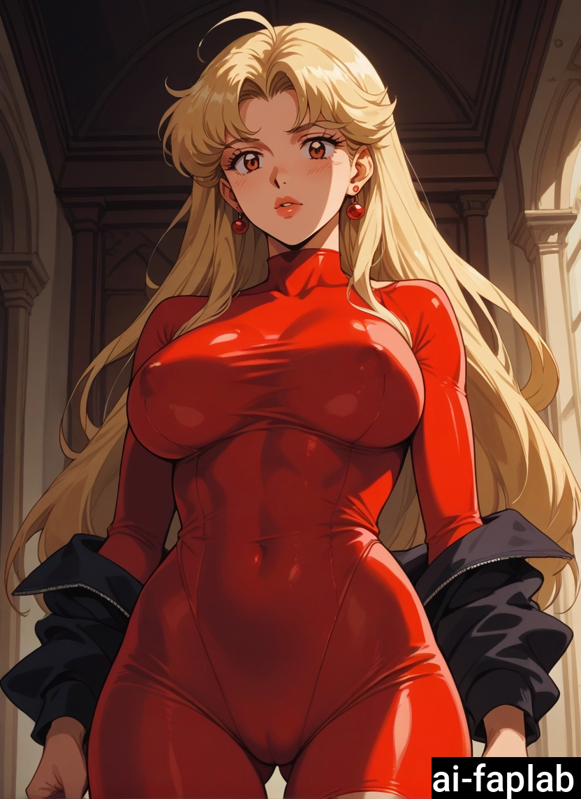 1girl, breasts, solo, jewelry, long hair, blonde hair · Yamete.gg