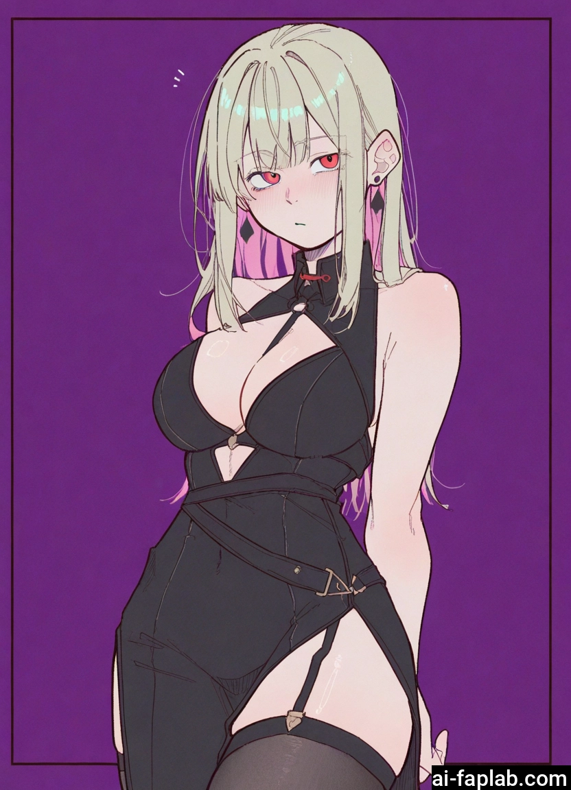 1girl, breasts, dress, thighhighs, jewelry, earrings · Yamete.gg