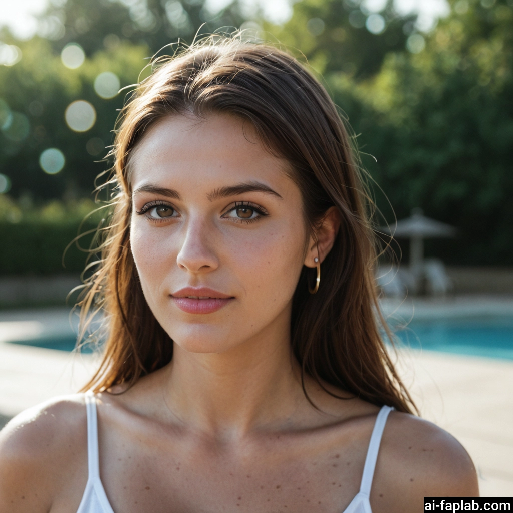 1girl, solo, jewelry, earrings, brown eyes, looking at viewer