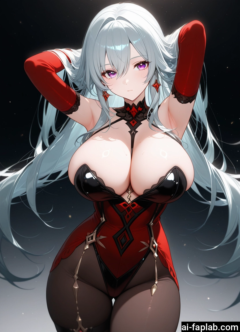 breasts, 1girl, long hair, purple eyes, solo, large breasts