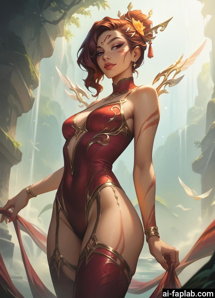 1girl, solo, breasts, jewelry, hair ornament, thighhighs · Yamete.gg
