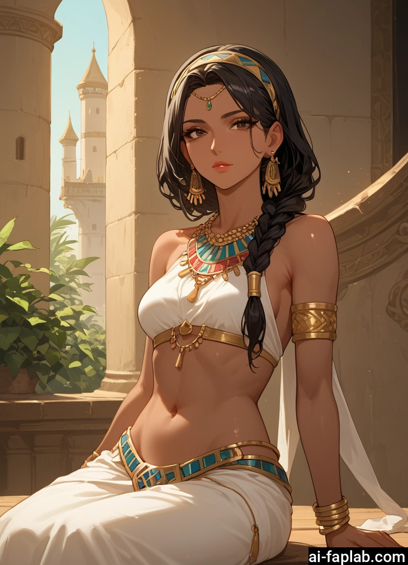 1girl, jewelry, solo, navel, earrings, breasts · Yamete.gg