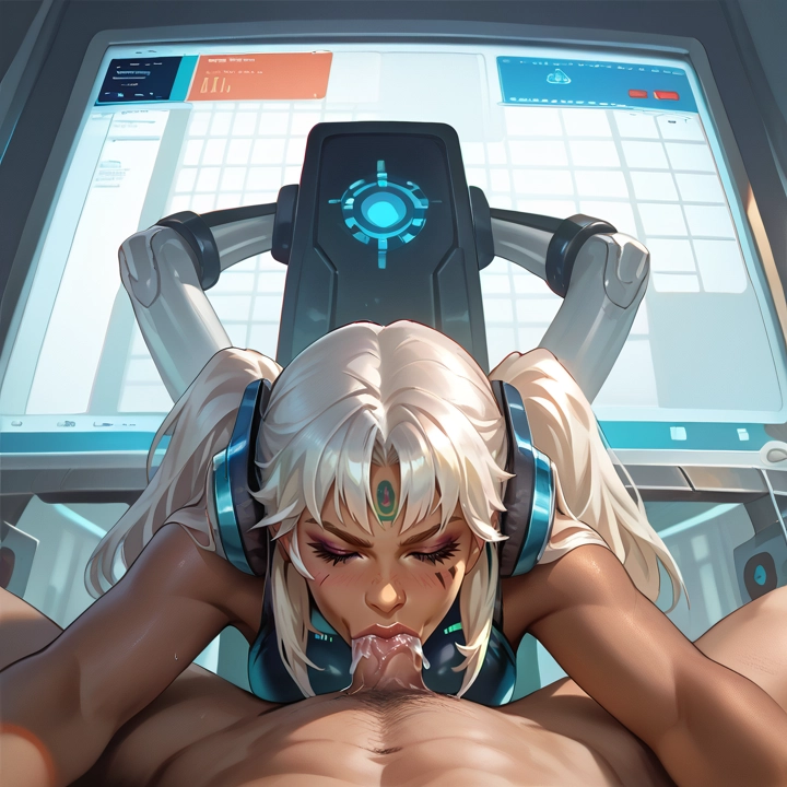 1girl, oral, penis, hetero, fellatio, 1boy · Yamete.gg