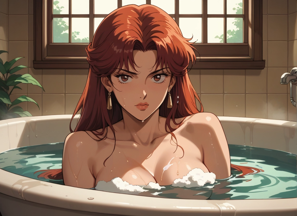 1girl, long hair, breasts, jewelry, solo, earrings · Yamete.gg