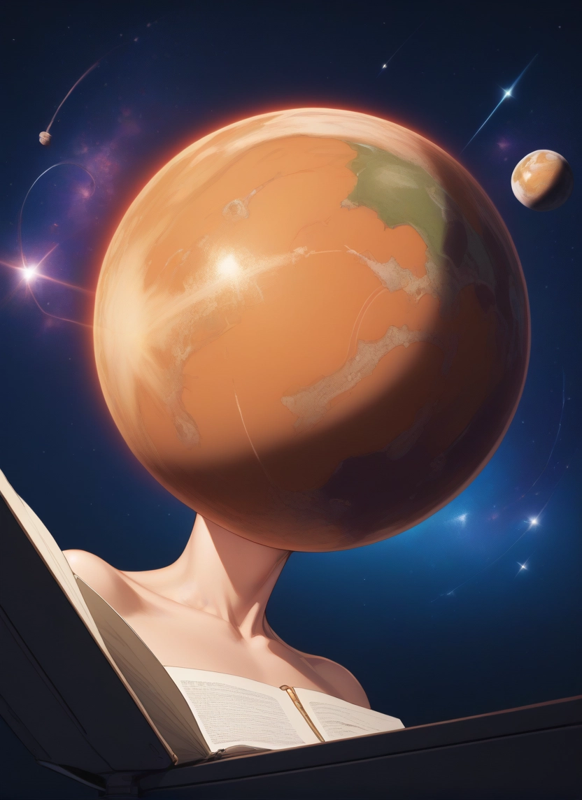 book, planet, open book, space, solo, collarbone · Yamete.gg