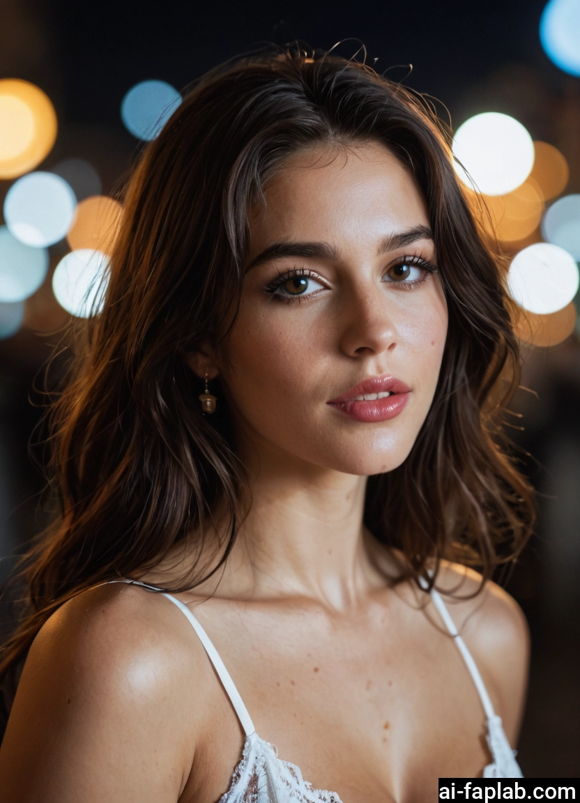 1girl, solo, jewelry, earrings, brown eyes, long hair · Yamete.gg