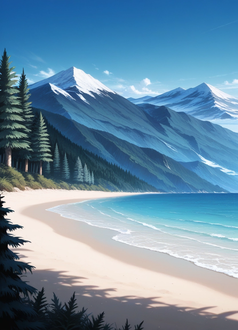 outdoors, no humans, mountain, scenery, day, tree · Yamete.gg