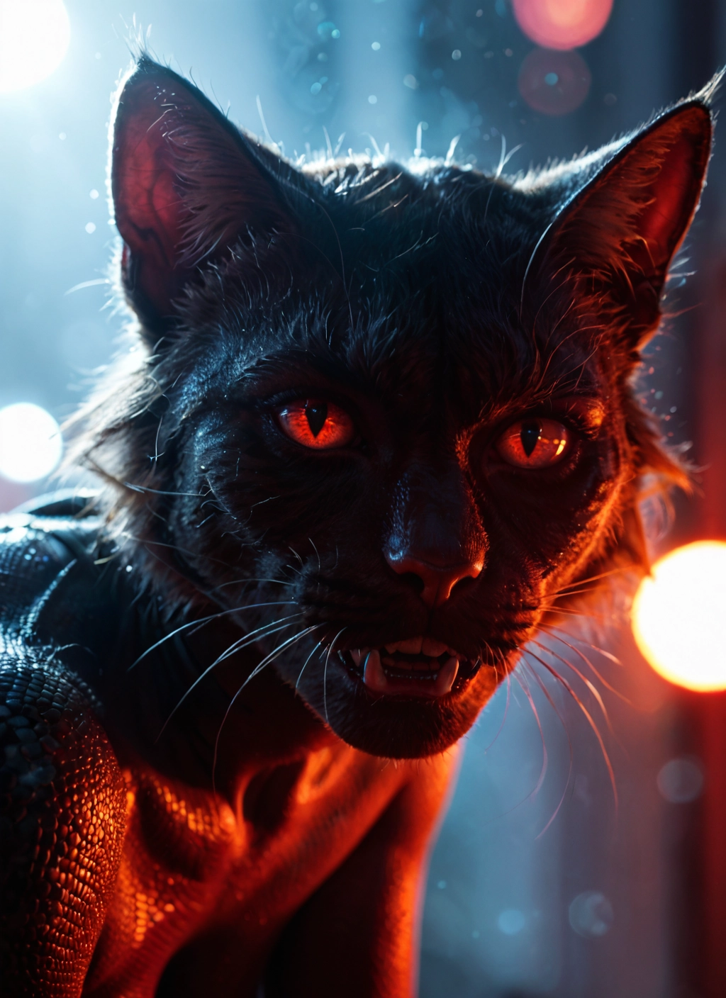 cat, solo, no humans, whiskers, looking at viewer, animal · Yamete.gg