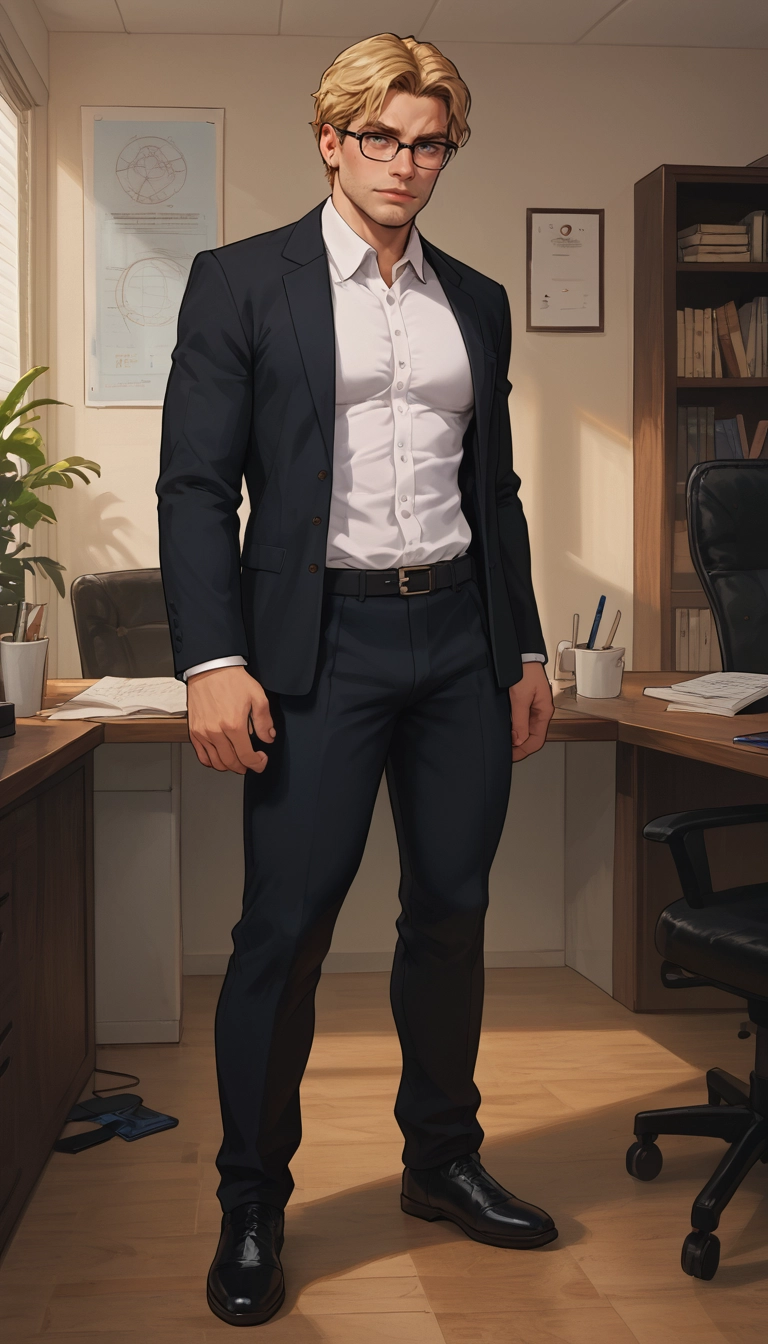 1boy, male focus, solo, belt, pants, shirt · Yamete.gg