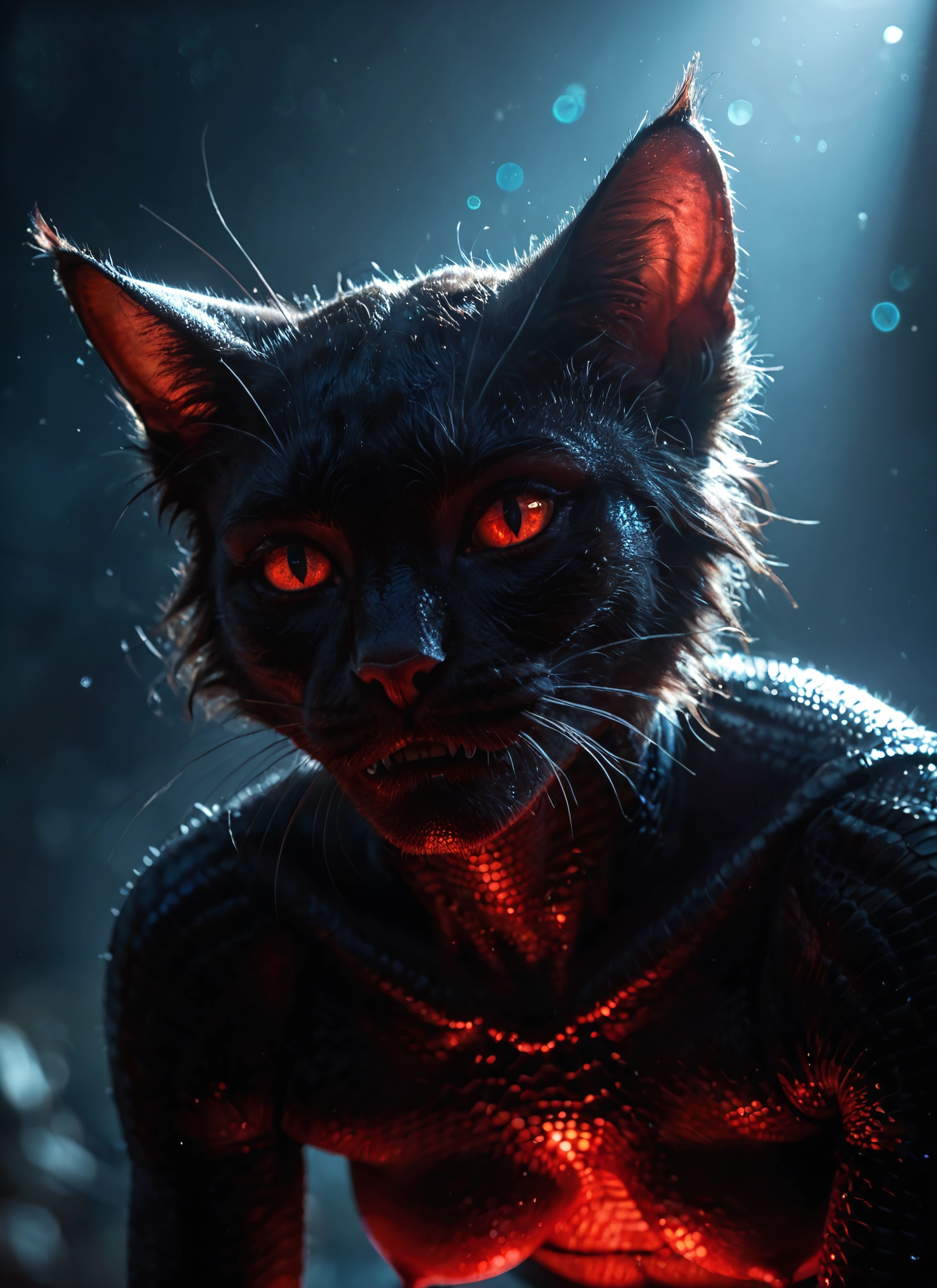 furry, solo, breasts, cat, looking at viewer, whiskers · Yamete.gg