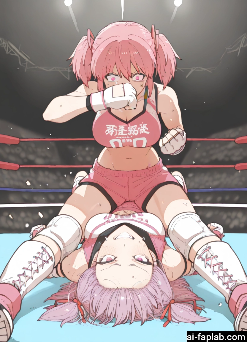 multiple girls, breasts, pink hair, 2girls, large breasts, pink eyes