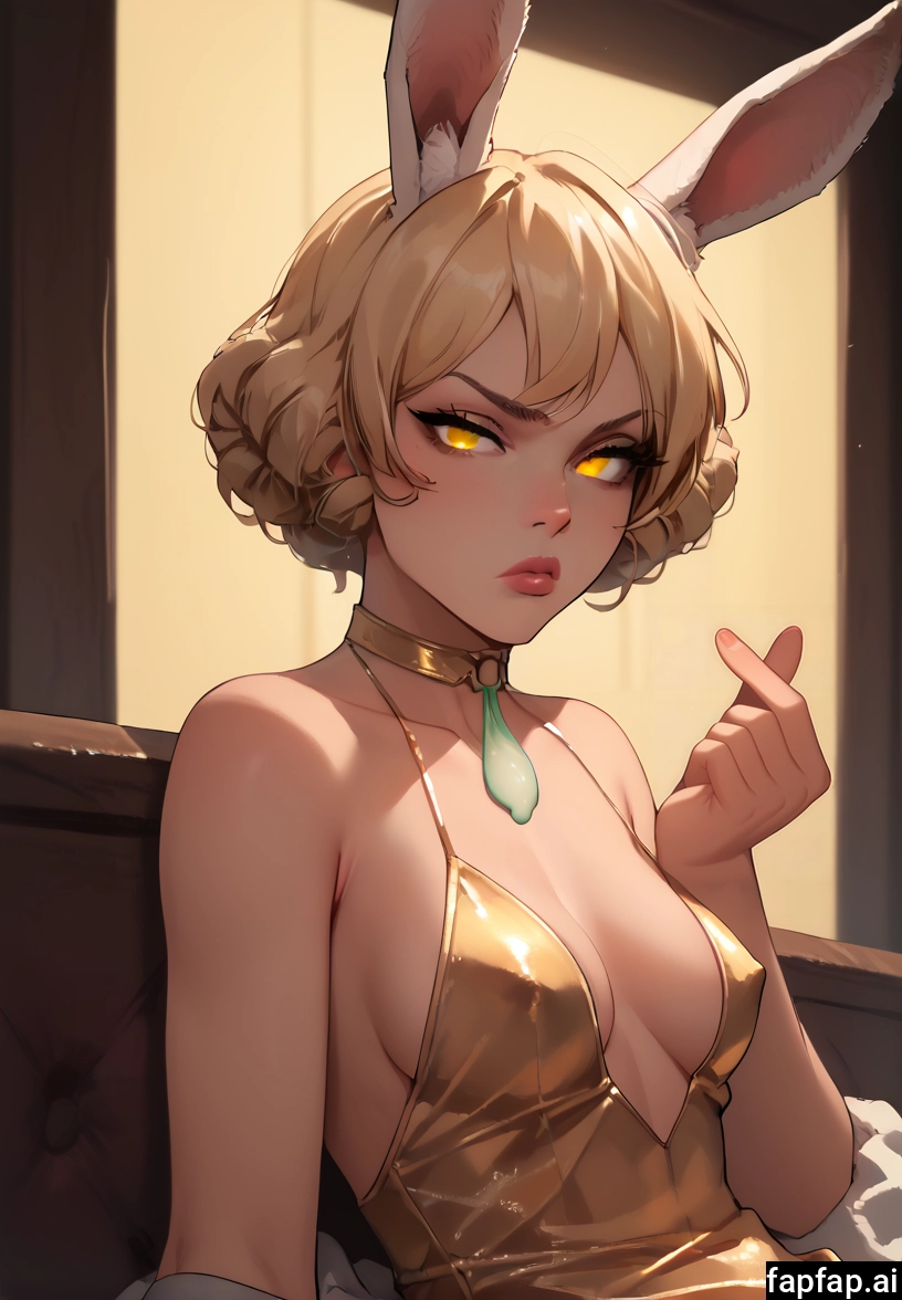 1girl, breasts, solo, animal ears, condom, rabbit ears