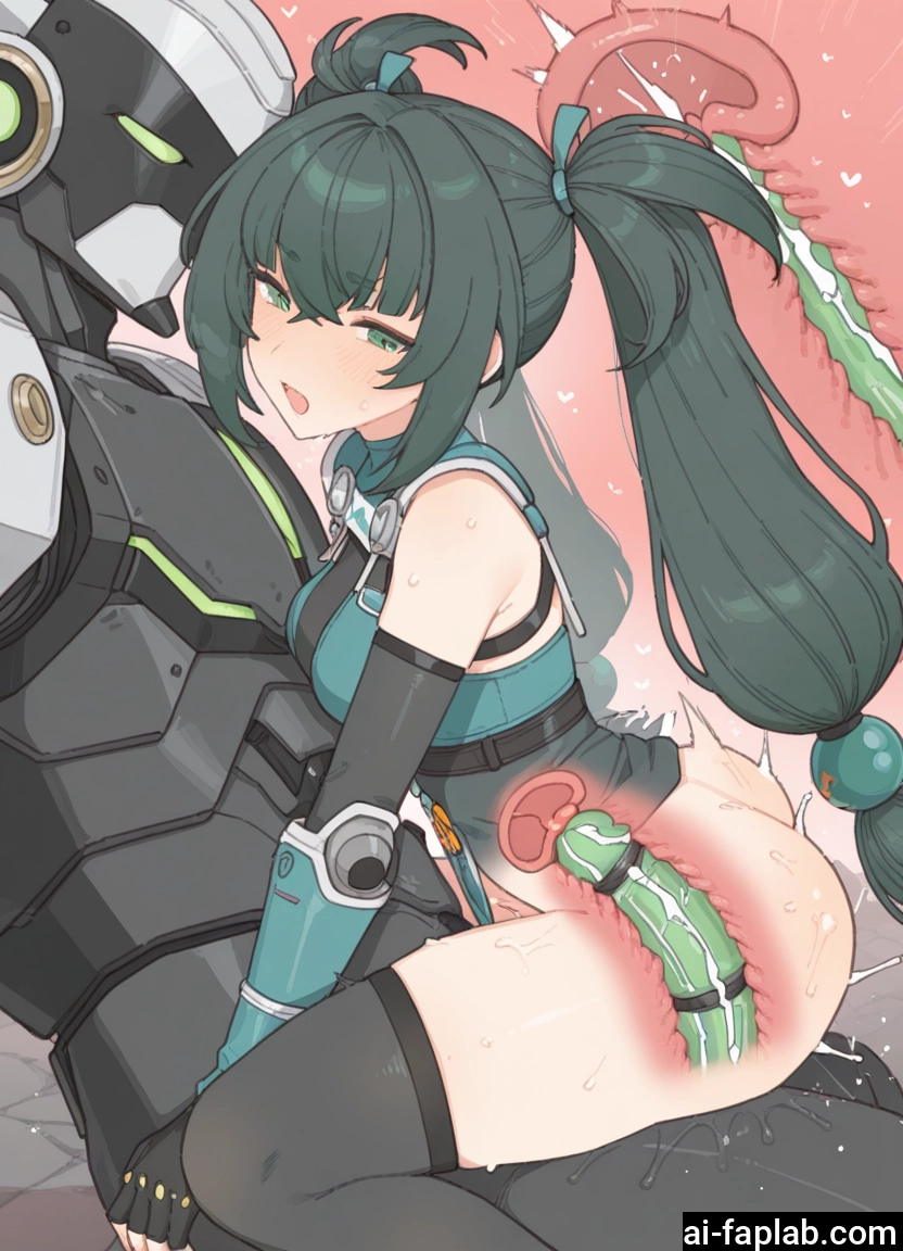 1girl, sex, 1boy, hetero, penis, thighhighs