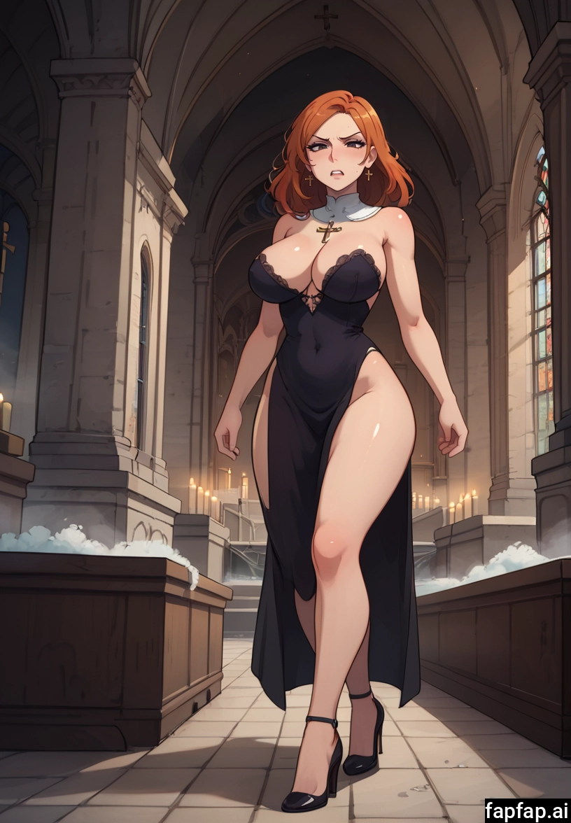 1girl, breasts, high heels, large breasts, solo, dress · Yamete.gg