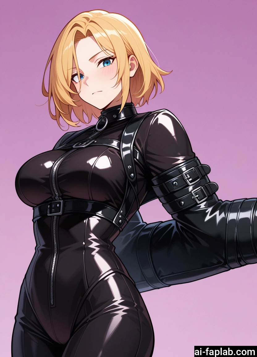 1girl, blonde hair, blue eyes, solo, breasts, bodysuit