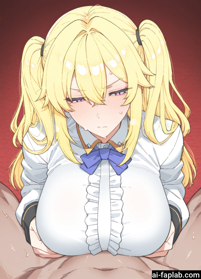 1girl, blonde hair, breasts, 1boy, hetero, paizuri · Yamete.gg