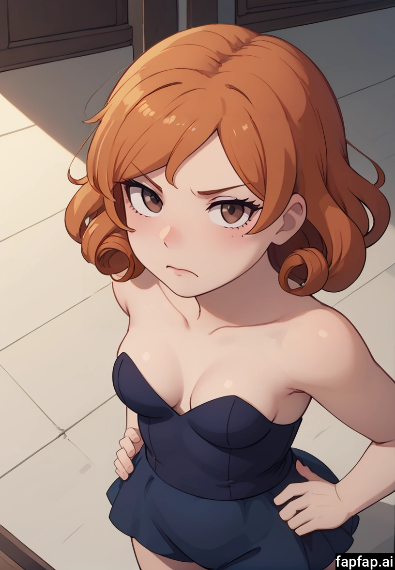 1girl, breasts, solo, looking at viewer, hands on hips, brown eyes · Yamete.gg