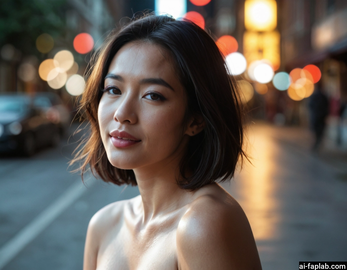 1girl, solo, brown eyes, looking at viewer, short hair, blurry · Yamete.gg