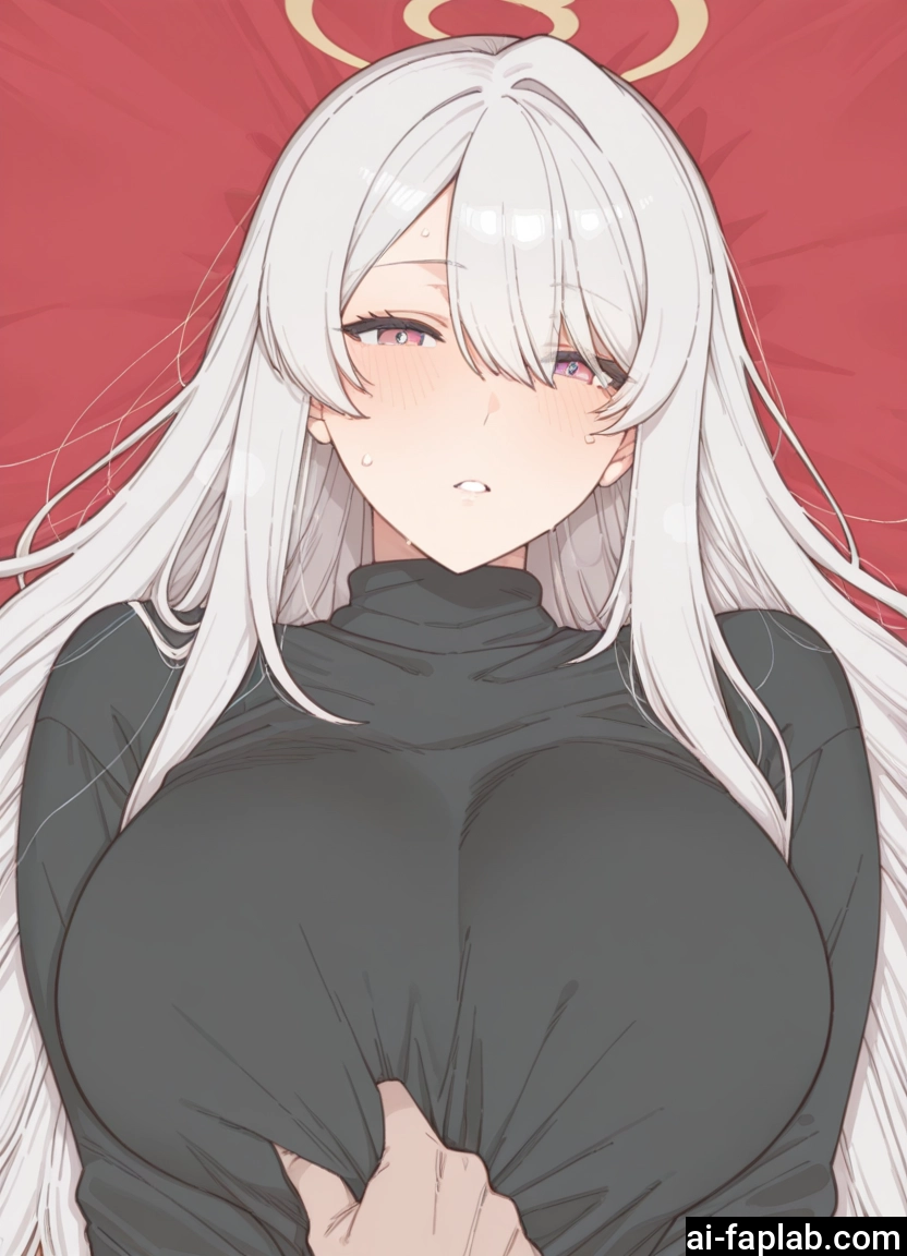 1girl, breasts, long hair, halo, blush, large breasts · Yamete.gg