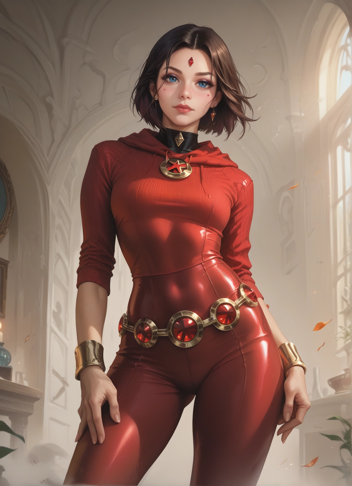1girl, blue eyes, jewelry, solo, earrings, short hair · Yamete.gg