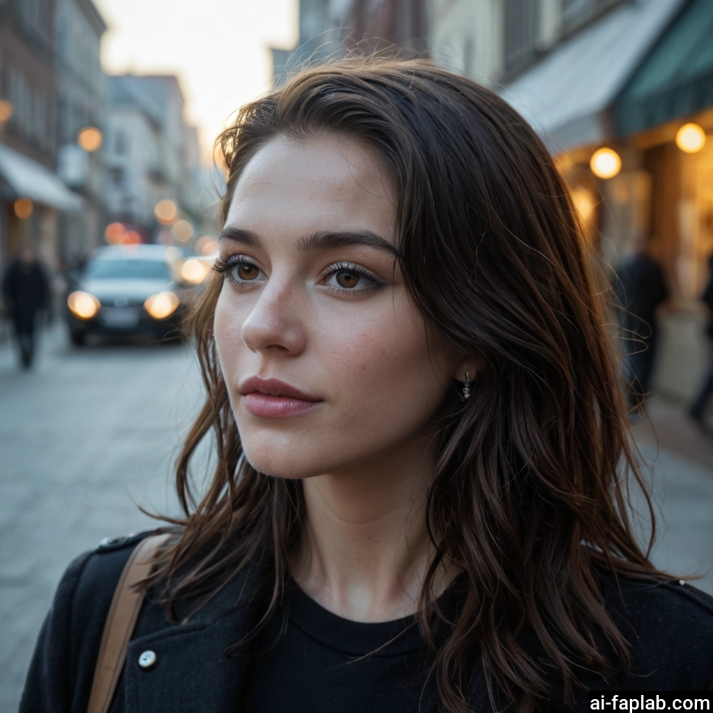 1girl, jewelry, earrings, brown eyes, solo, car