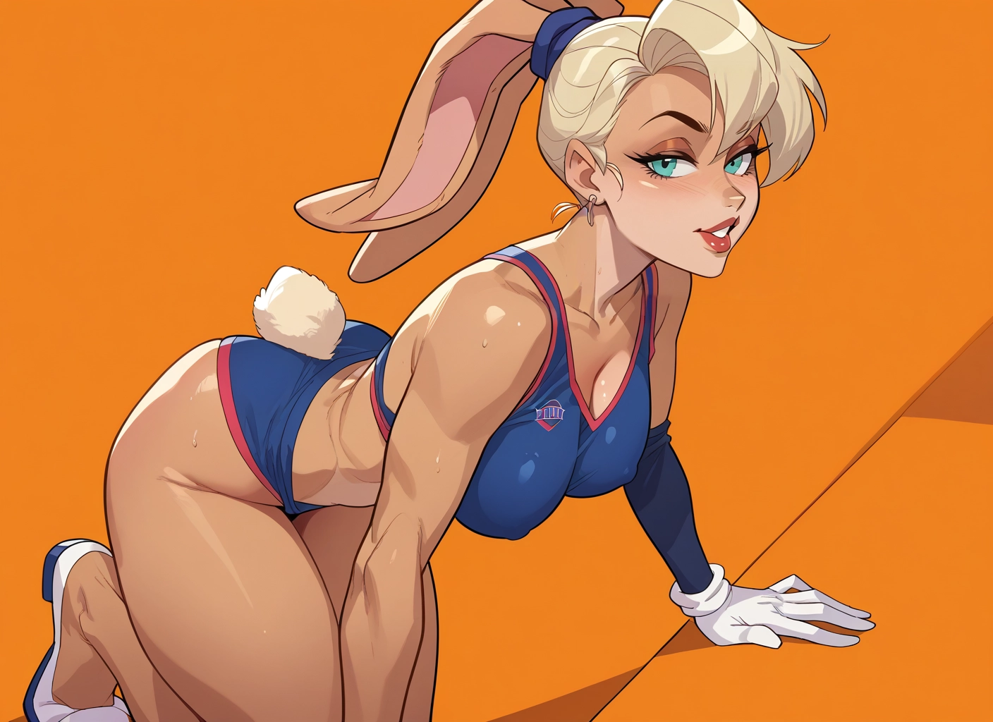 1girl, animal ears, breasts, rabbit ears, tail, rabbit tail · Yamete.gg
