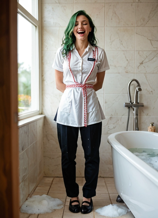 1girl, solo, photo (medium), cosplay, cosplay photo, green hair · Yamete.gg