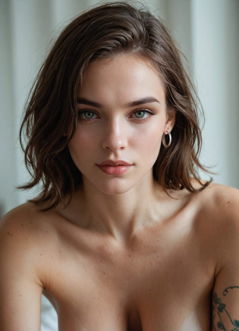 1girl, solo, earrings, jewelry, breasts, lips · Yamete.gg