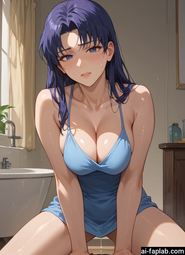 breasts, 1girl, blue eyes, cleavage, blush, long hair