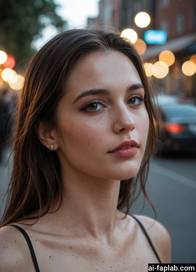 1girl, solo, brown eyes, brown hair, jewelry, earrings · Yamete.gg