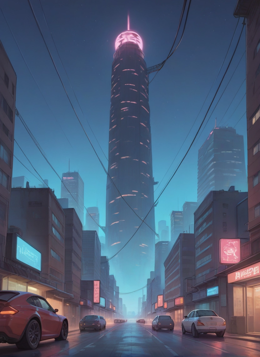 car, motor vehicle, ground vehicle, night, outdoors, city · Yamete.gg