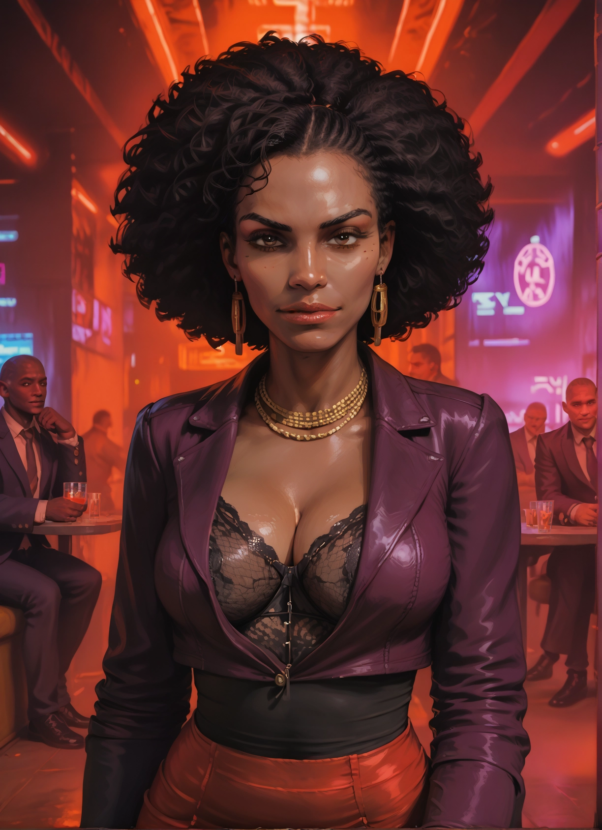 breasts, 1girl, jewelry, earrings, underwear, bra · Yamete.gg