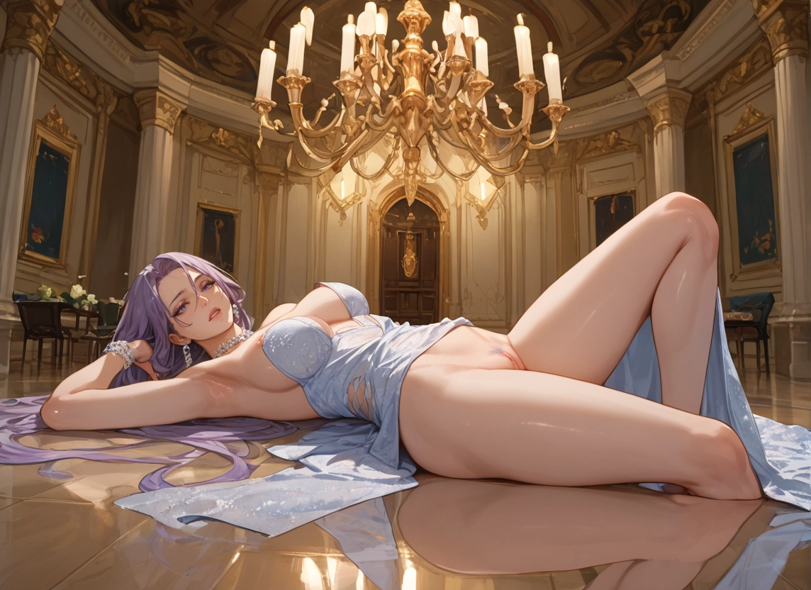 1girl, breasts, long hair, pubic hair, pussy, female pubic hair · Yamete.gg