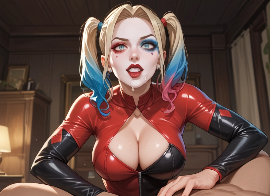 1girl, breasts, twintails, 1boy, makeup, blonde hair · Yamete.gg