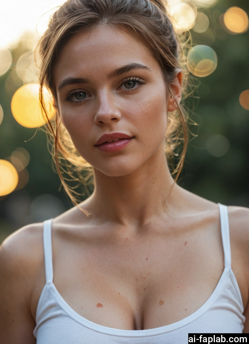 1girl, solo, breasts, cleavage, photo (medium), looking at viewer · Yamete.gg
