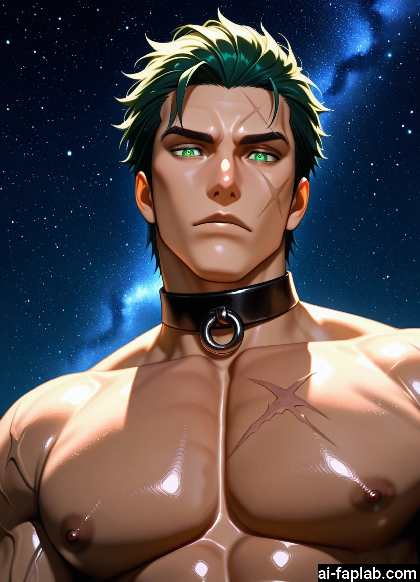 bara, male focus, 1boy, solo, muscular, muscular male