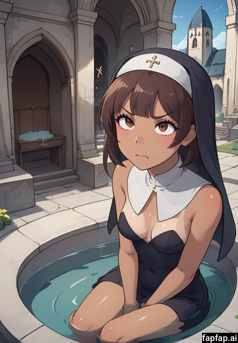 1girl, breasts, brown hair, tan, solo, brown eyes · Yamete.gg