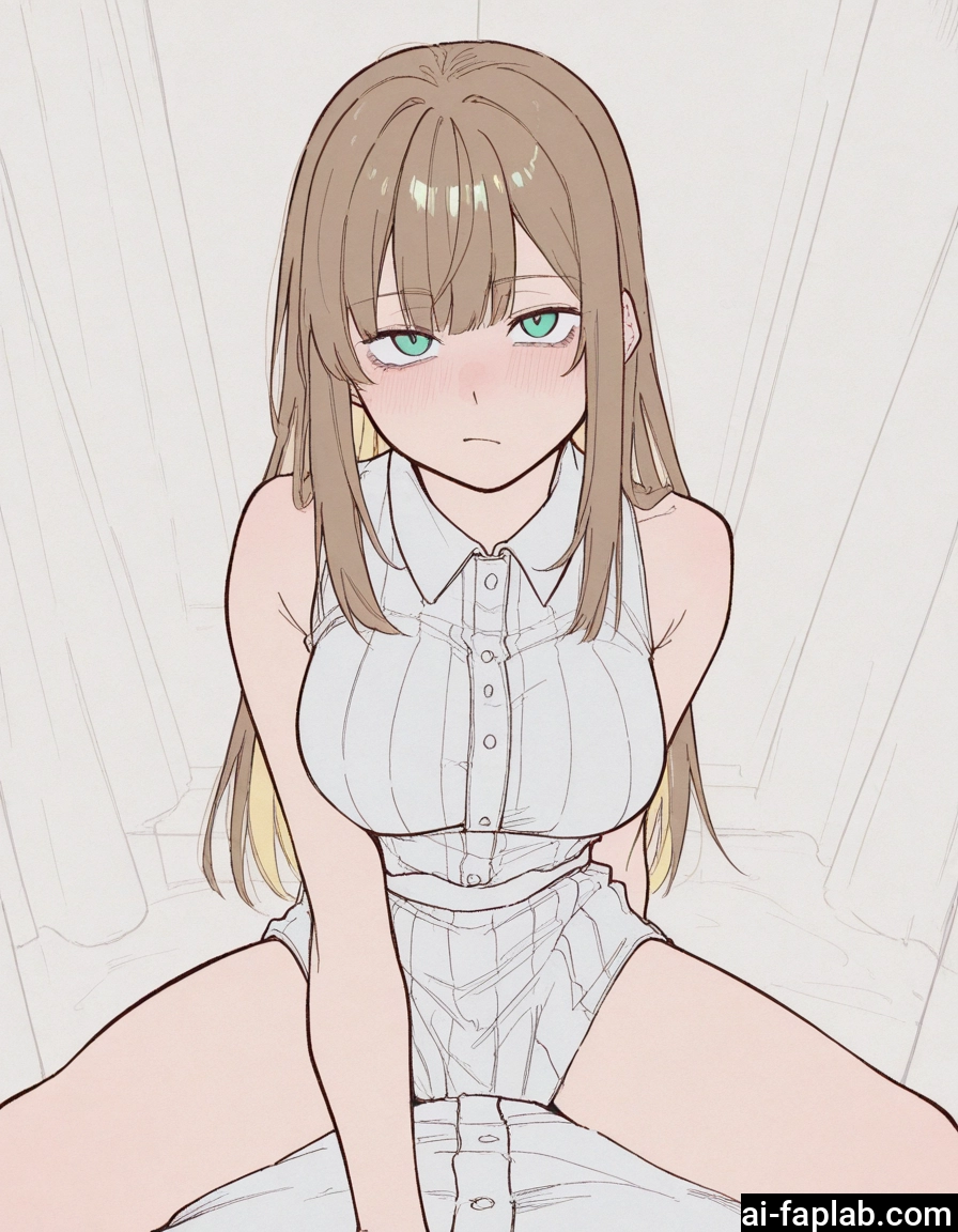 1girl, breasts, blush, long hair, looking at viewer, brown hair · Yamete.gg