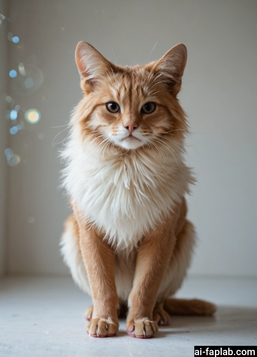 no humans, cat, animal focus, realistic, animal, solo · Yamete.gg