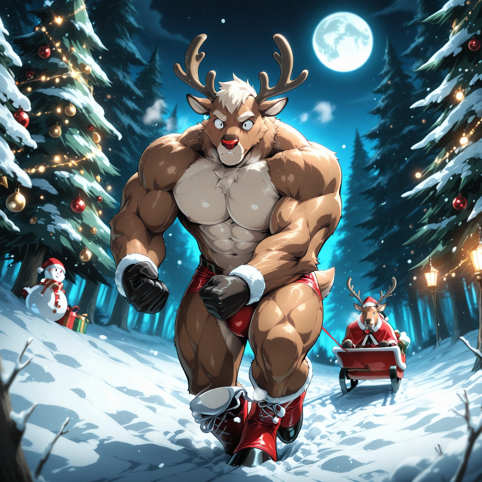 yaoi, bara, furry, muscular, muscular male, pectorals