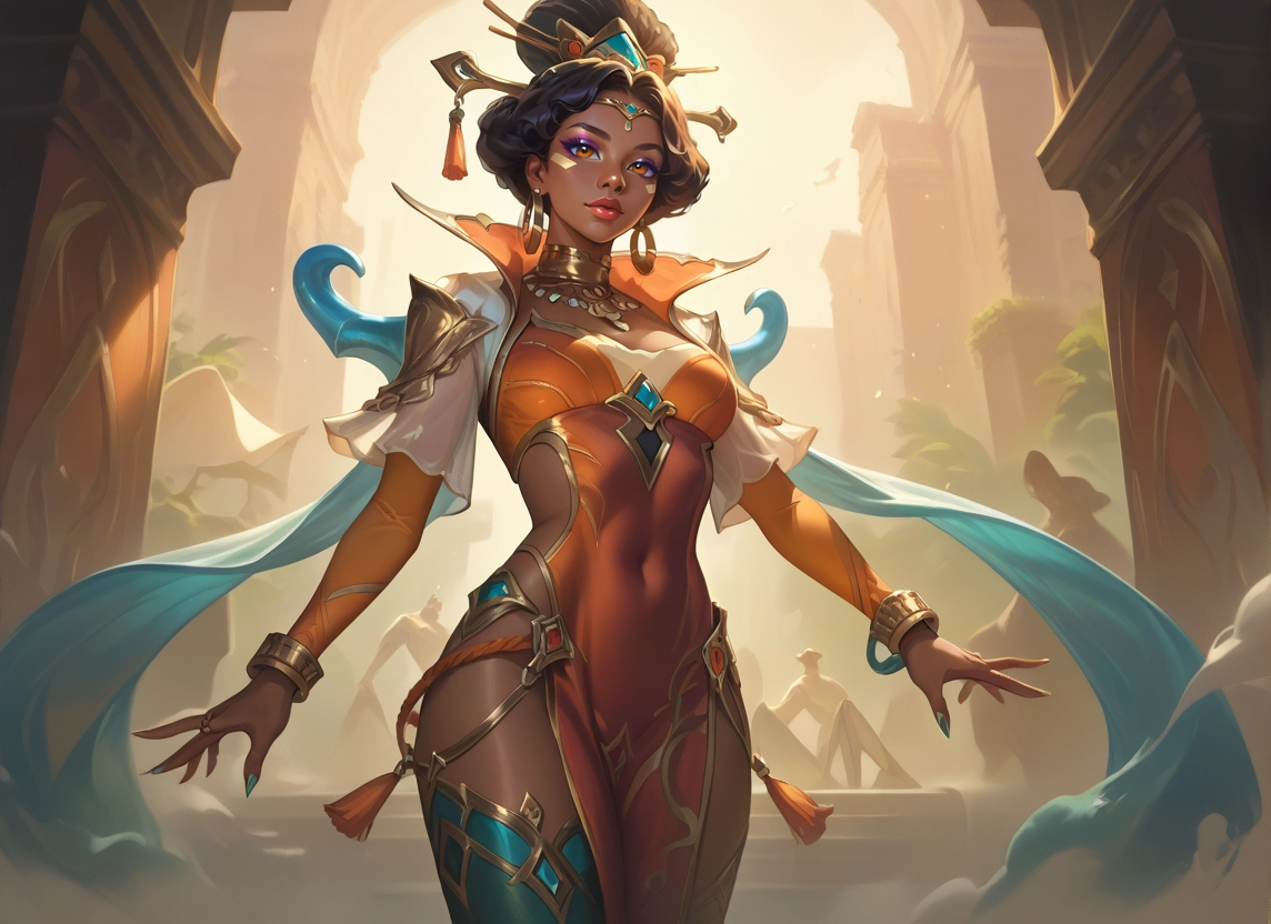 1girl, jewelry, breasts, dark skin, earrings, dark-skinned female · Yamete.gg