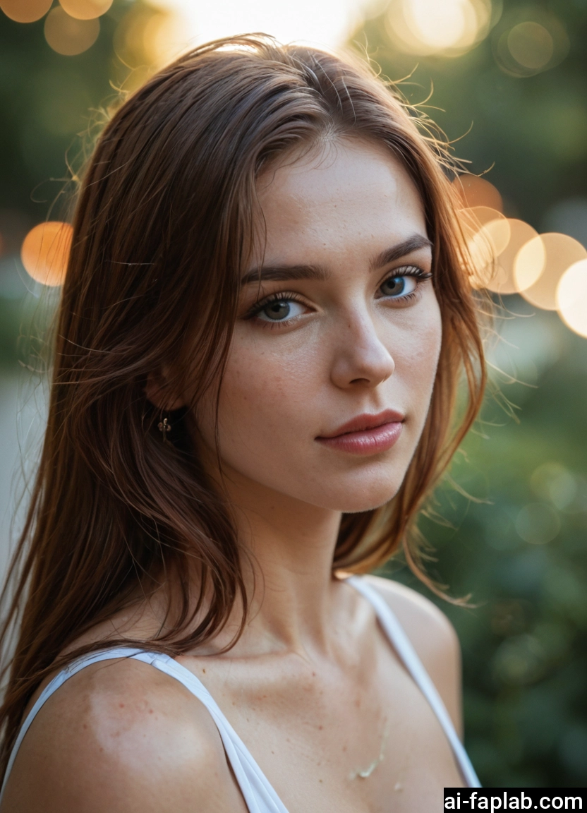 1girl, solo, looking at viewer, jewelry, brown hair, long hair · Yamete.gg