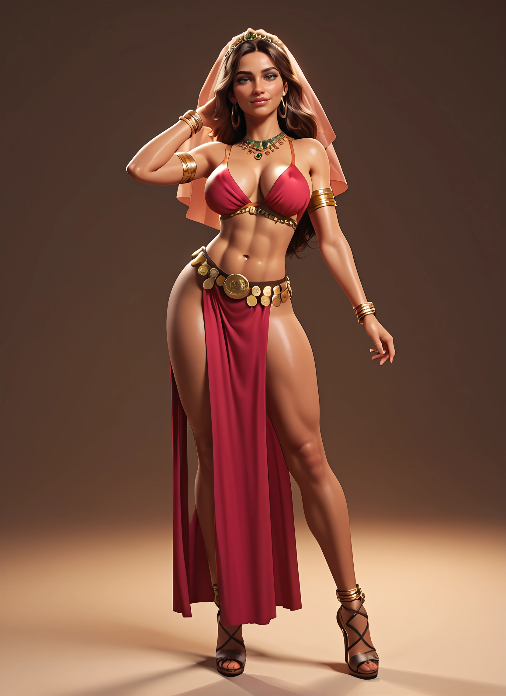 1girl, solo, breasts, jewelry, bracelet, earrings · Yamete.gg