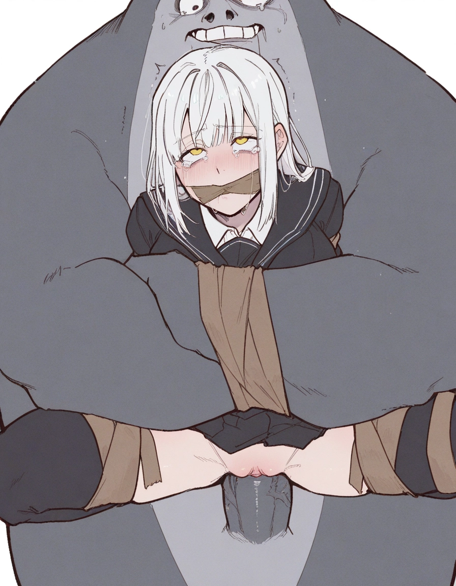 1girl, hetero, penis, sex, tears, school uniform · Yamete.gg