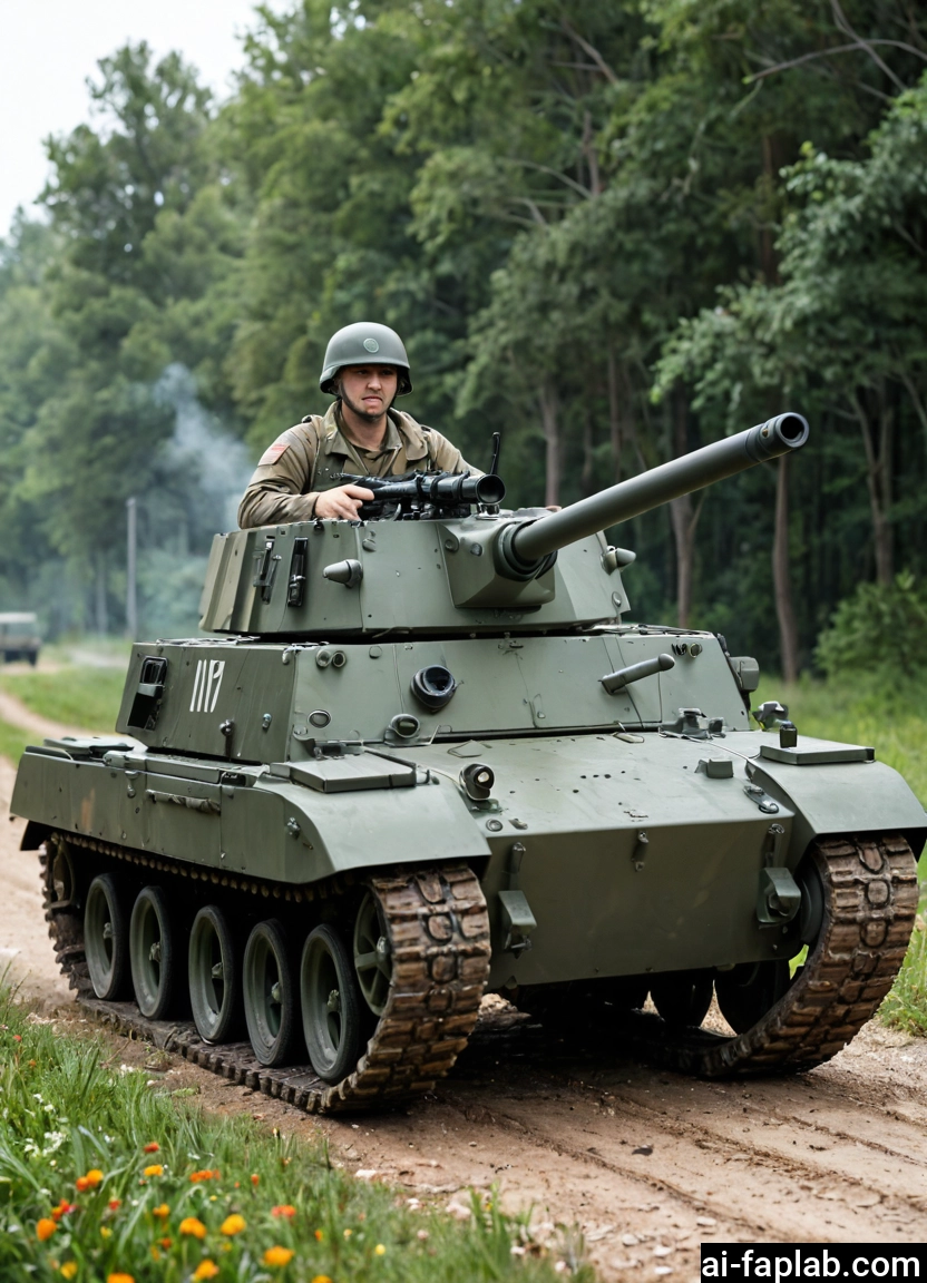 ground vehicle, motor vehicle, military vehicle, tank, military, helmet · Yamete.gg
