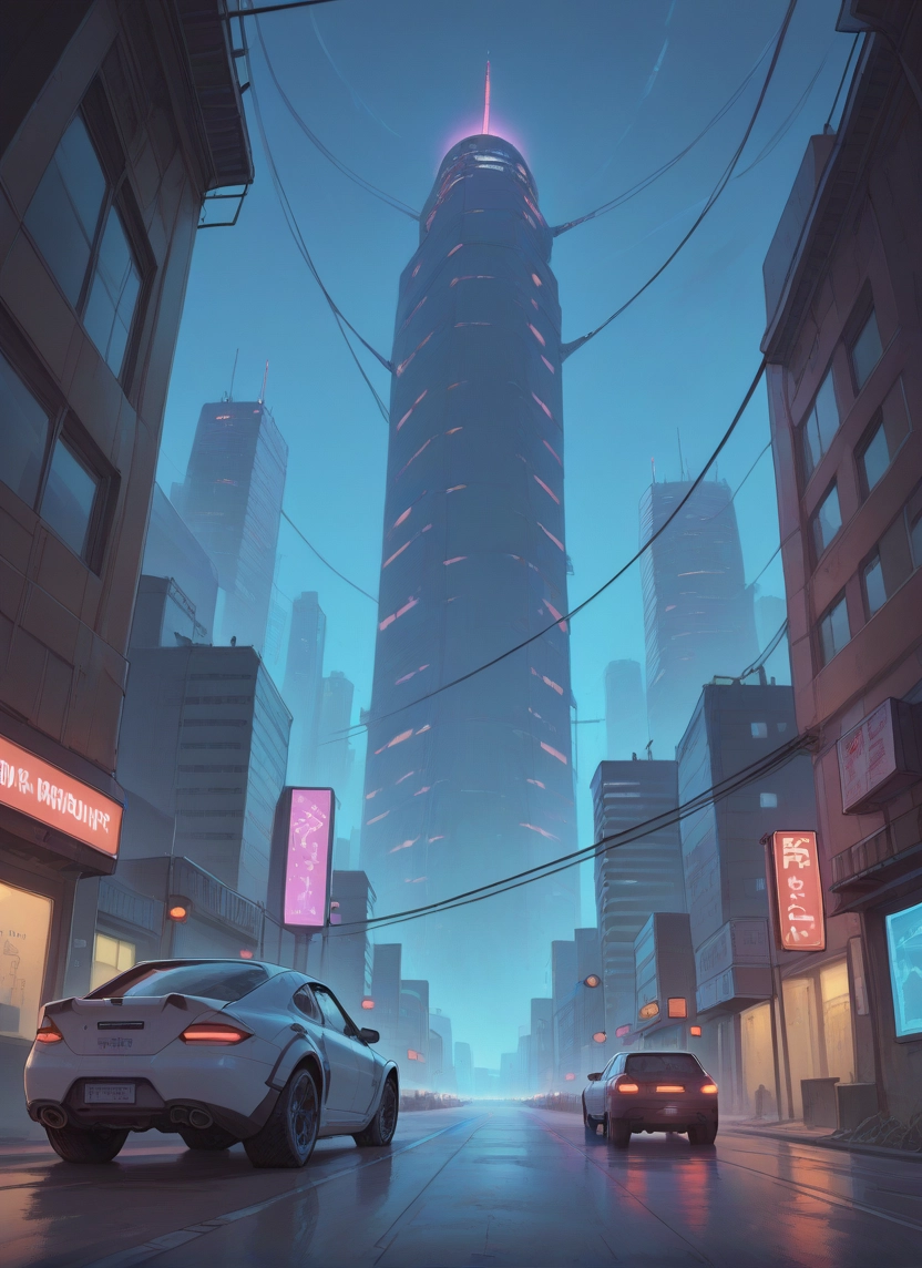 car, motor vehicle, ground vehicle, city, building, outdoors · Yamete.gg