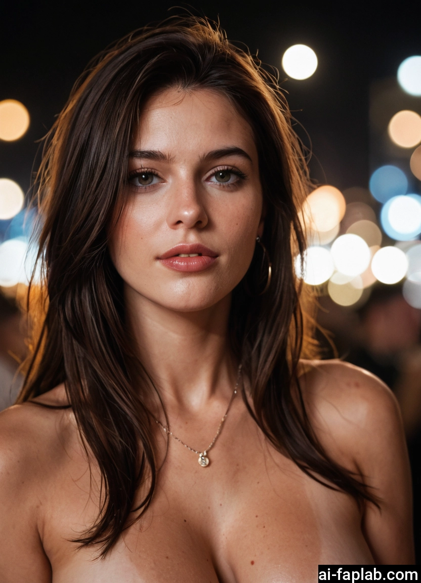 1girl, solo, jewelry, necklace, breasts, brown hair · Yamete.gg