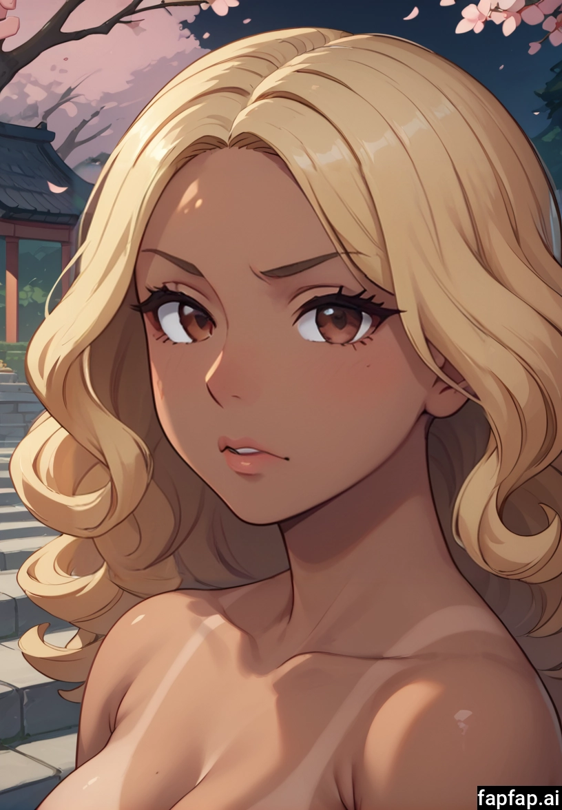 1girl, breasts, solo, tanlines, tan, blonde hair · Yamete.gg
