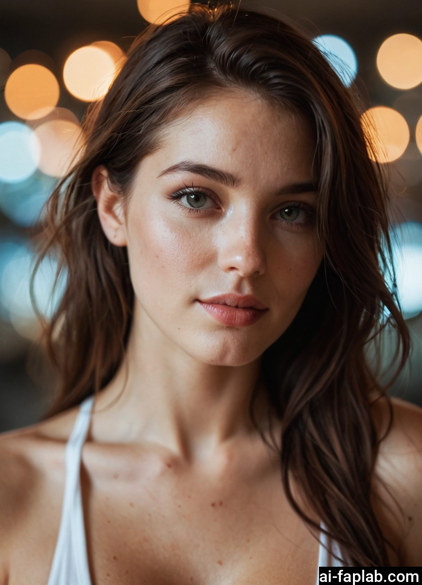 1girl, solo, brown hair, looking at viewer, long hair, realistic