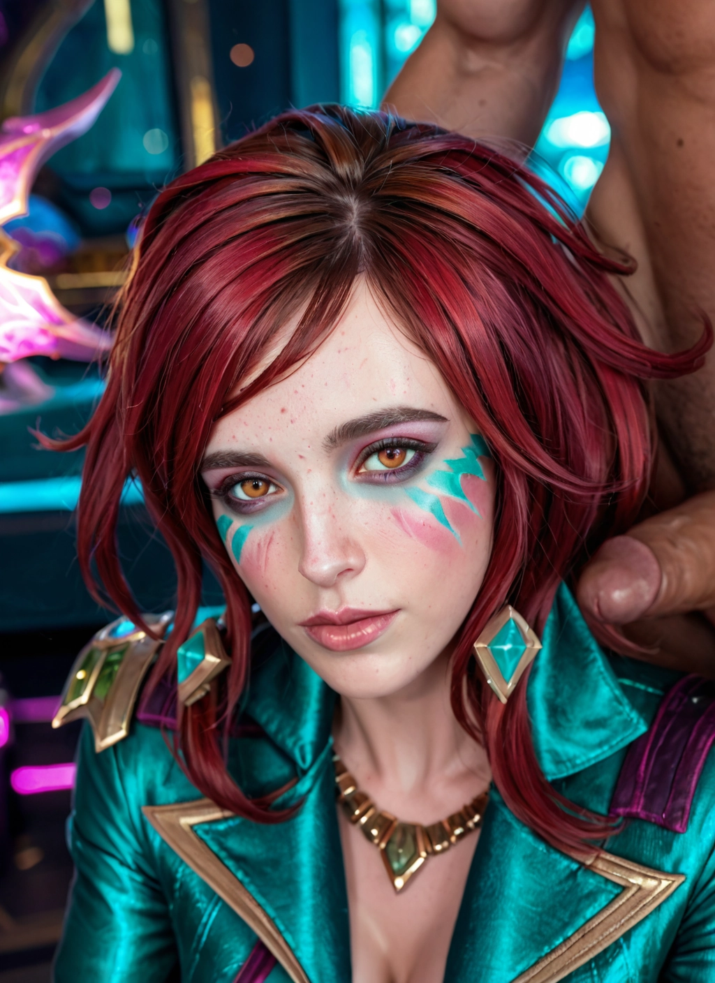 1girl, penis, hetero, jewelry, uncensored, 1boy · Yamete.gg